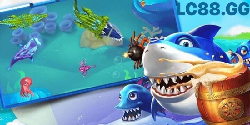 Đồ họa 3D ấn tượng trong các tựa game Bắn cá Jili.