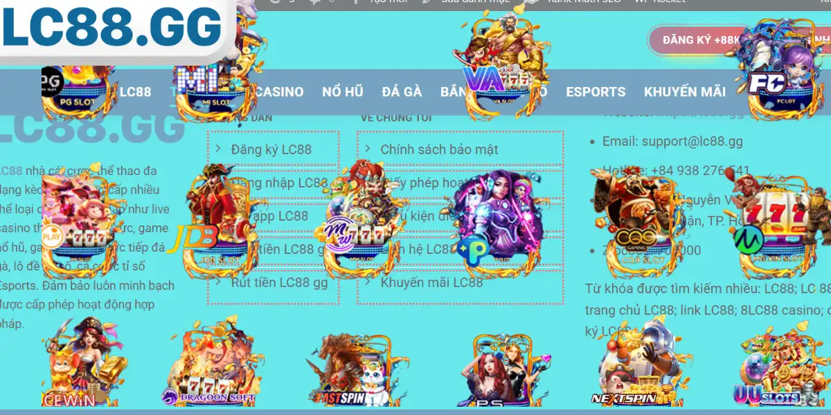 Game Nổ Hũ Jackpot LC88 hấp dẫn